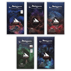 Mirzam Spiced Chocolate Bars Maps Bundle: 5 62% dark cosmic bars