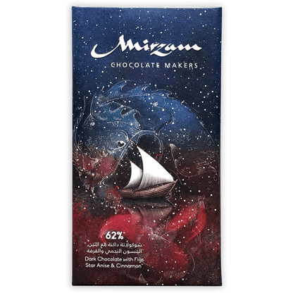 Mirzam Dark Chocolate w/ Figs, Star Anise & Cinnamon 62%