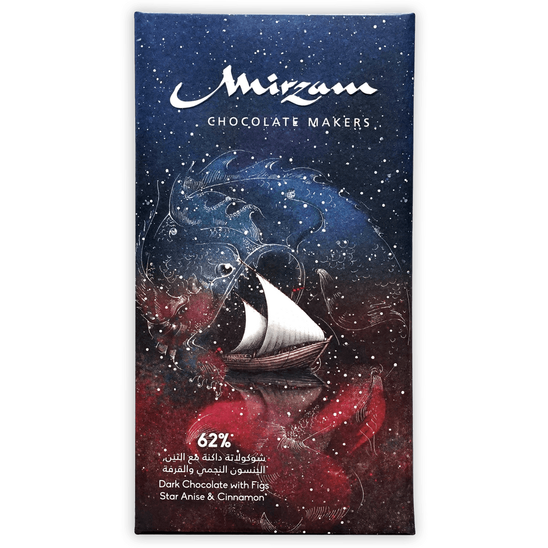 Mirzam Dark Chocolate w/ Figs, Star Anise & Cinnamon 62%