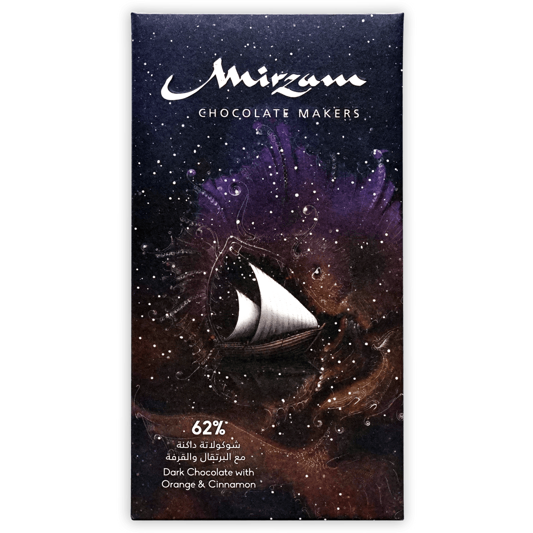 Mirzam Dark Chocolate w/ Orange & Cinnamon 62%