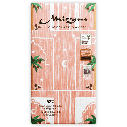 Mirzam Dark Milk Chocolate w/ Coconut 52%