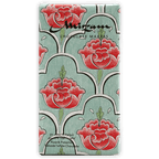 Mirzam Falooda white chocolate with rose and pistachio, teal floral package