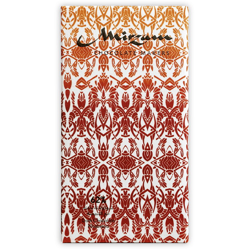 Mirzam Kabeesa dark chocolate bar with dates and spiced biscuits 62%