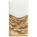 Mirzam Ragag dark milk chocolate bar with Arabic bread 52%, white gold desert design