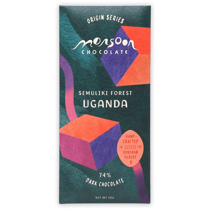 Monsoon Chocolate Semuliki Forest Uganda Dark 74%