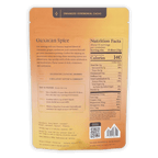 Ora Ceremonial Cacao Oaxacan Spice 100% orange pouch with matte finish