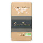 Pralus Le 100% Madagascar dark chocolate bar in beige and gray wrap
