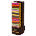 Pralus Napolitans of the Tropics: 20 Ferragamo chocolate bars in brown box