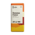 Raaka Bananas Foster 66% cacao dark chocolate bar in vibrant gradient wrapper