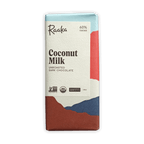 Raaka Coconut Milk 60% unroasted dark chocolate bar package