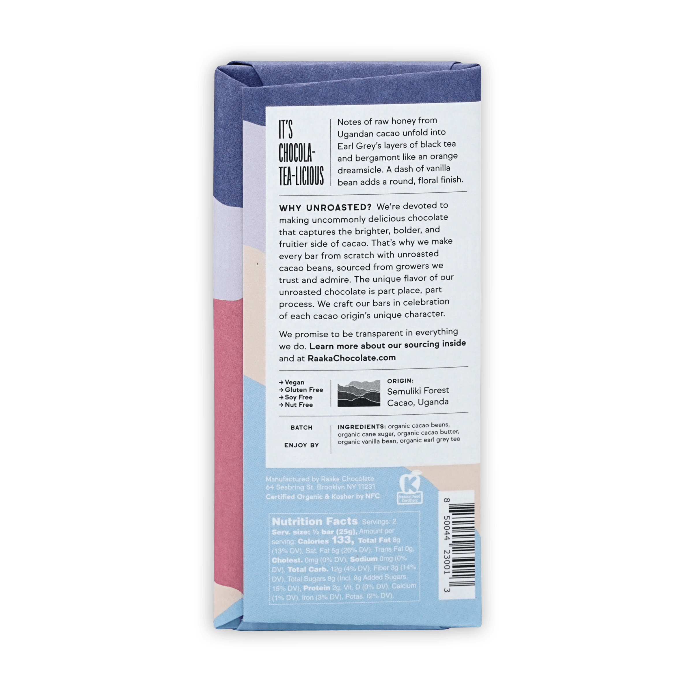 Raaka Earl Grey Chocolate 70% (Limited Edition)