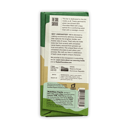 Raaka Green Tea Crunch 66%