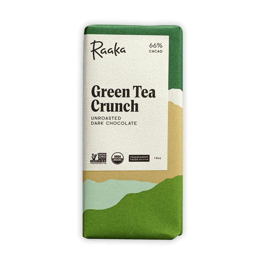 Raaka Green Tea Crunch 66%