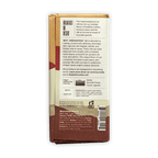 Raaka Oat Milk 58% chocolate bar wrapper in brown and cream matte finish
