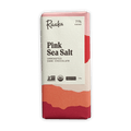 Raaka Pink Sea Salt 71% dark chocolate bar in pink orange wrapper