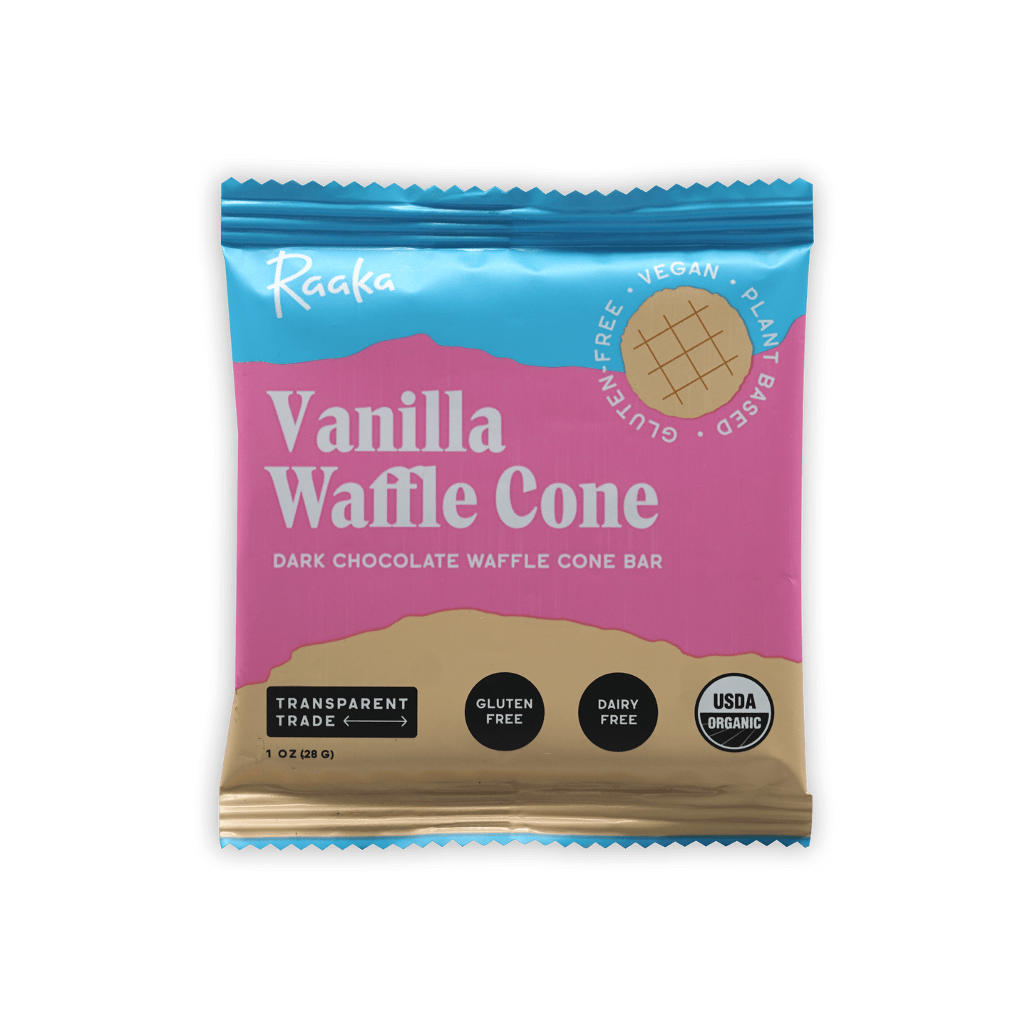 Raaka Vanilla Waffle Cone 61%