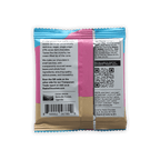 Raaka Vanilla Waffle Cone 61% pink blue foil-wrapped organic dark chocolate bar made in Brooklyn