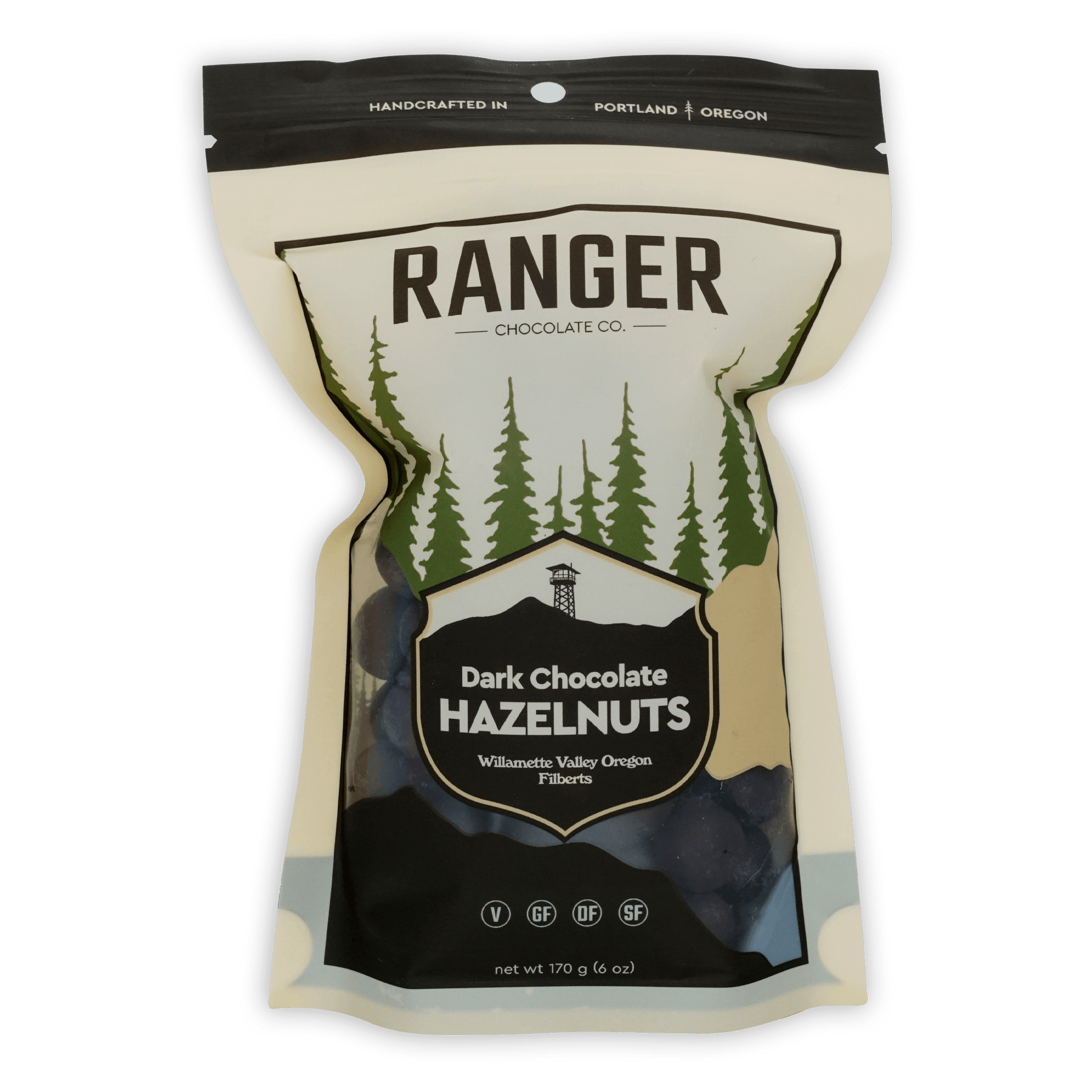 Ranger Dark Chocolate Coated Hazelnuts 70% – Bar & Cocoa