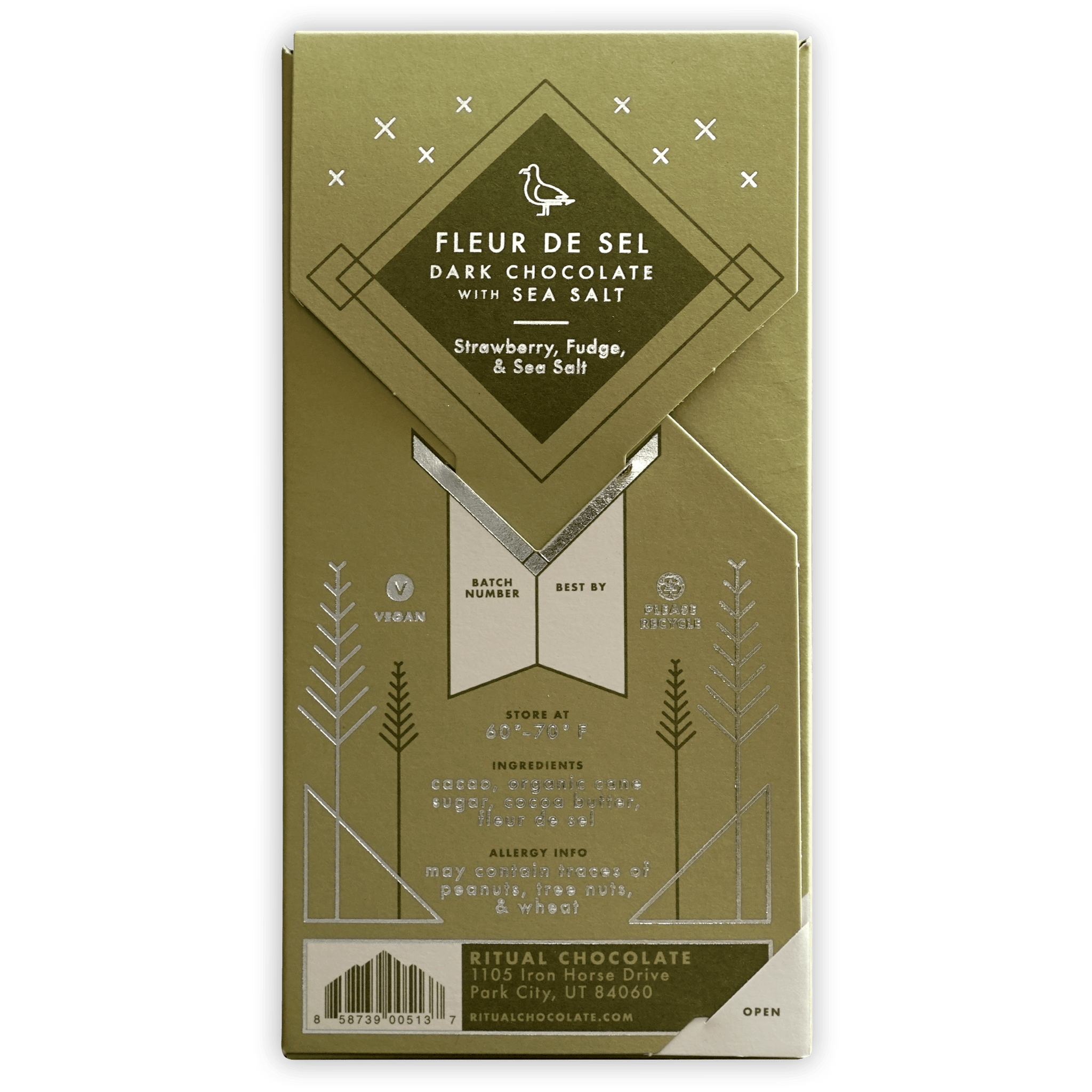 Ritual Fleur De Sel Chocolate 70 Bar & Cocoa