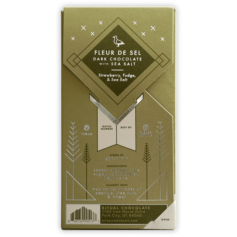 Ritual Fleur De Sel Chocolate 70 Bar & Cocoa