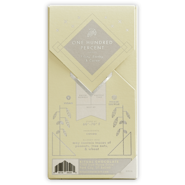 Ritual One Hundred Percent 100% – Bar & Cocoa