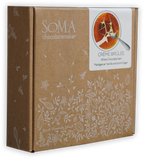 Soma chocolatemaker crème brûlée white chocolate bark box, 125g