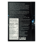 Soma Brown Butter Rum Bar chocolate in black rectangular package