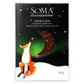 Soma Twinkle Bar: caramel chocolate with sea salt, fox under green aurora wrapper