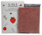 Soma Wild Berry Pop white chocolate bar with berries and Pop Rocks