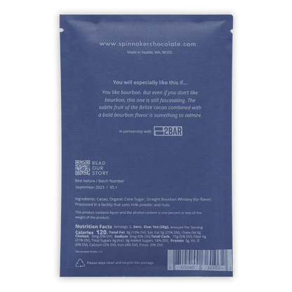 Spinnaker Chocolate Belize w/ Bourbon 70%