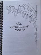 The Chocolate Notebook with cocoa pods cover art