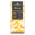 Valrhona Grand Cru Abinao 85% dark chocolate bar in yellow foil