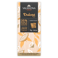 Valrhona Grand Cru Dulcey Blond 35% chocolate bar with salt, elegant wrapper