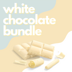 White Chocolate Bars Bundle (5 creamy bars and rolled wafers)