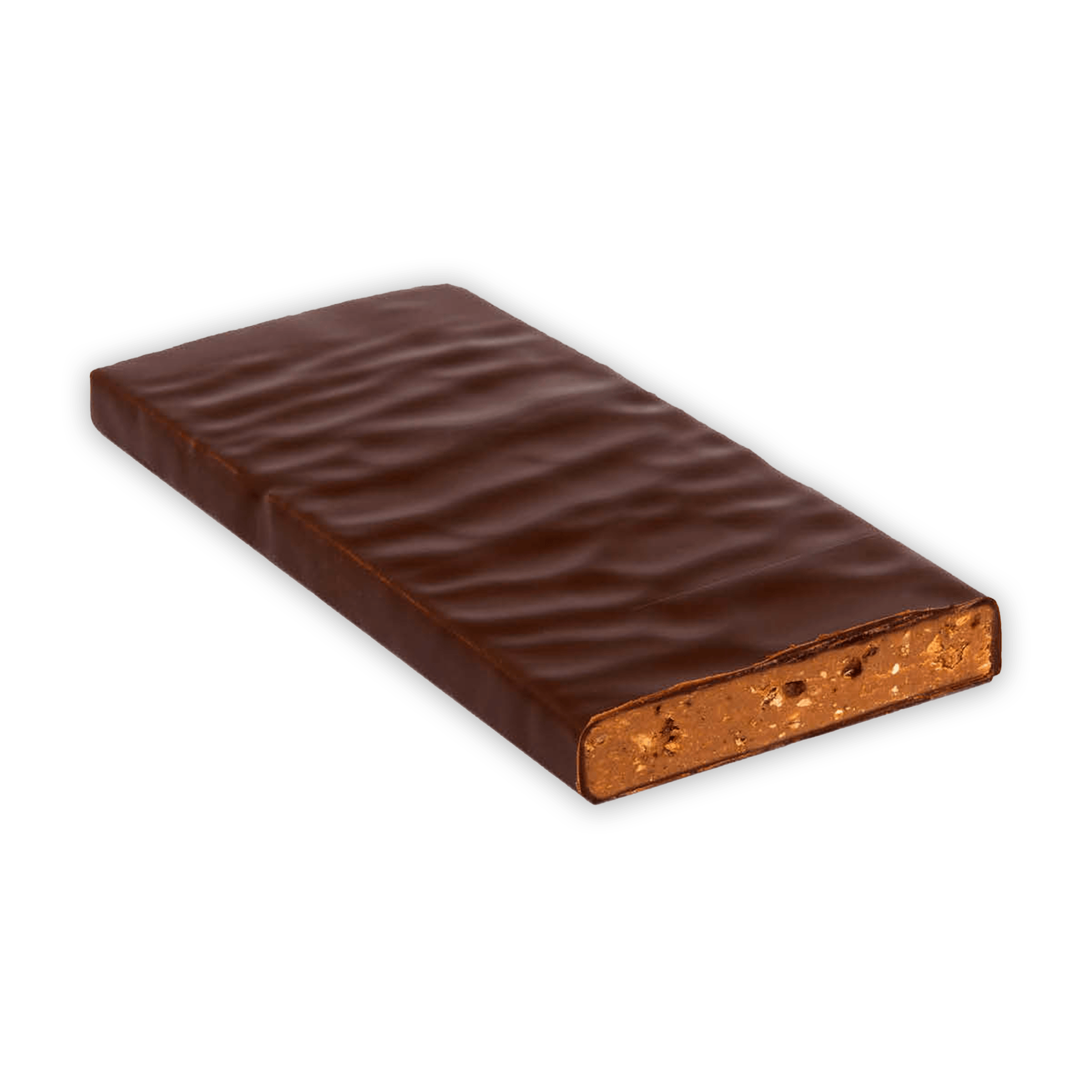 Zotter Hazelnut Brittle 70% dark chocolate bar with nougat interior