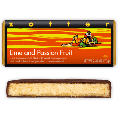 Zotter Lime & Passion Fruit 70% (Filled)