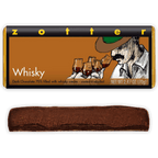 Zotter Whisky 70% dark chocolate bar with whisky cream filling